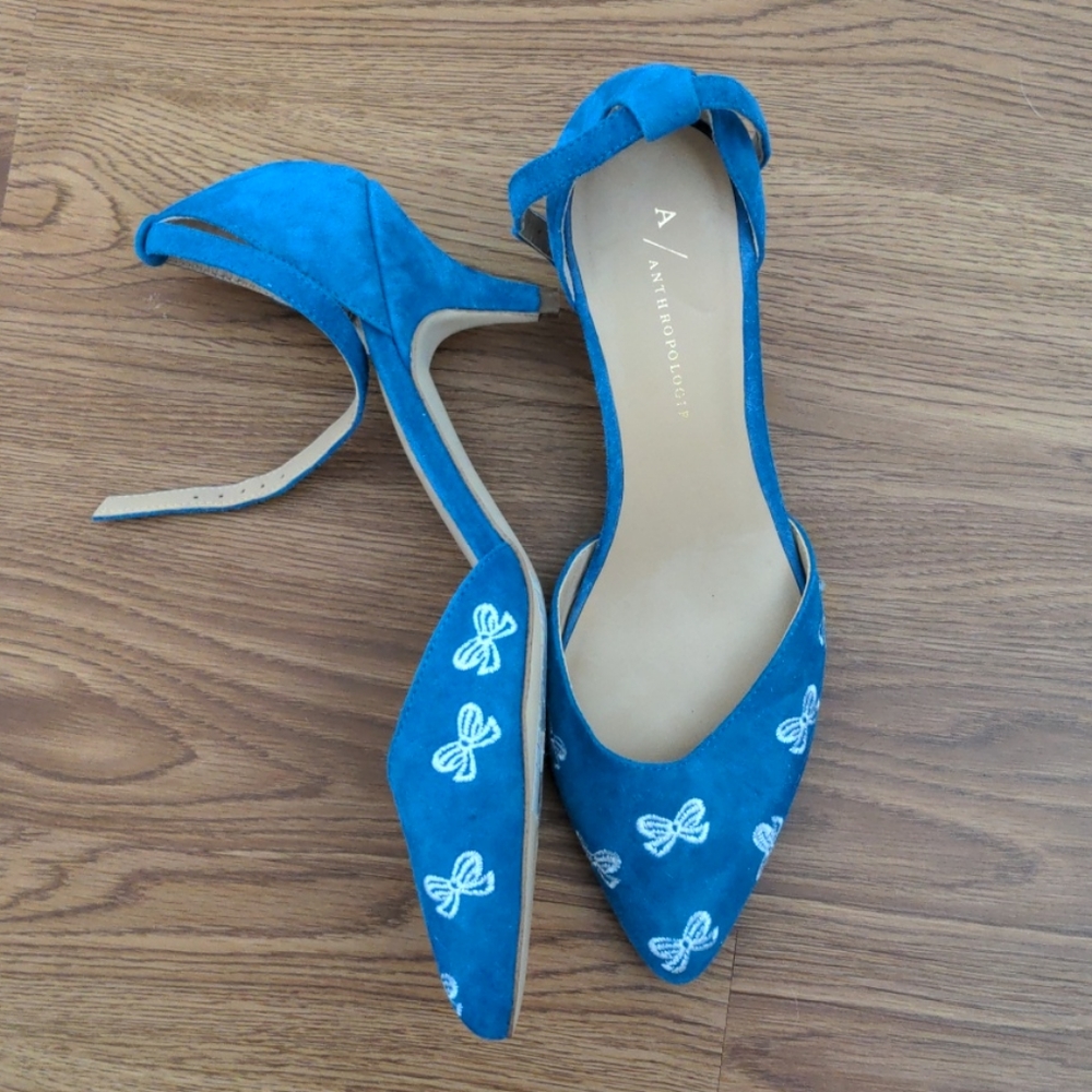 Anthropologie Kitten heels